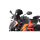 MRA Sports screen NSPM, KTM Super Duke R 1290, 2020-, black