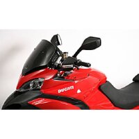 MRA Sports screen, DUCATI Multistrada 1200, black, 09-12, short