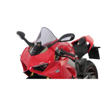 MRA Racingscheibe R, DUCATI PANIGALE V4/S 18-19, V2, 20-, rauchgrau