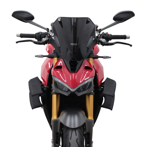 MRA Racing windshield NRN, DUCATI STREETFIGHTER V4/S, 20-, black