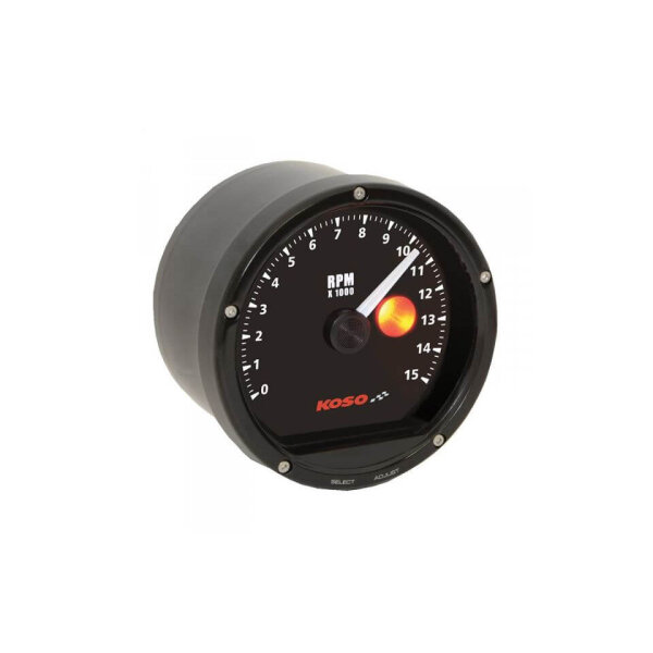 KOSO Rev counter TNT-01 R black