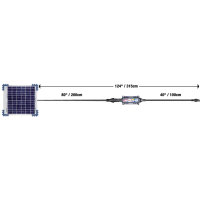 OPTIMATE Solar DUO Ladegerät 10 Watt Blei/GEL/AGM/LFP