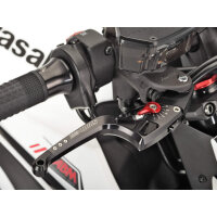 ABM Clutch lever syntoEvo KH38, black/red