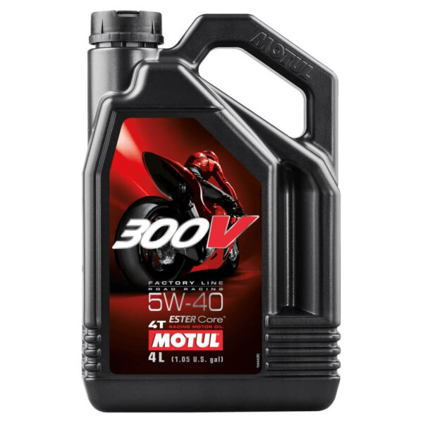 MOTUL Engine oil 300V FACTORY LINE ROAD, 5W-40 4T, 4L