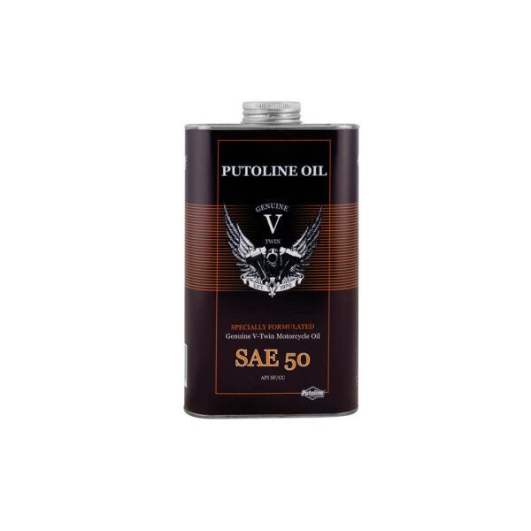 Putoline Genuine V-Twin SAE 50, mineral, 1 L tin can