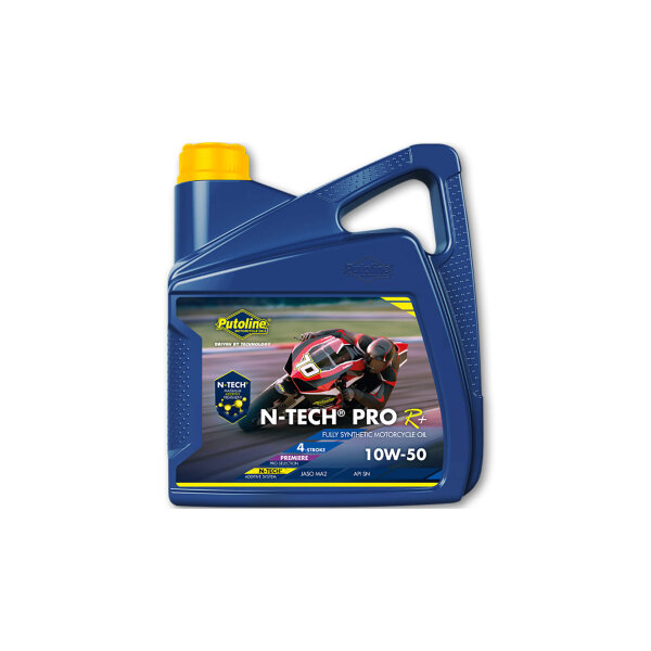 Putoline N-Tech Pro R+ 10W-50, 4-stroke engine oil, fully synthetic, 4 litres