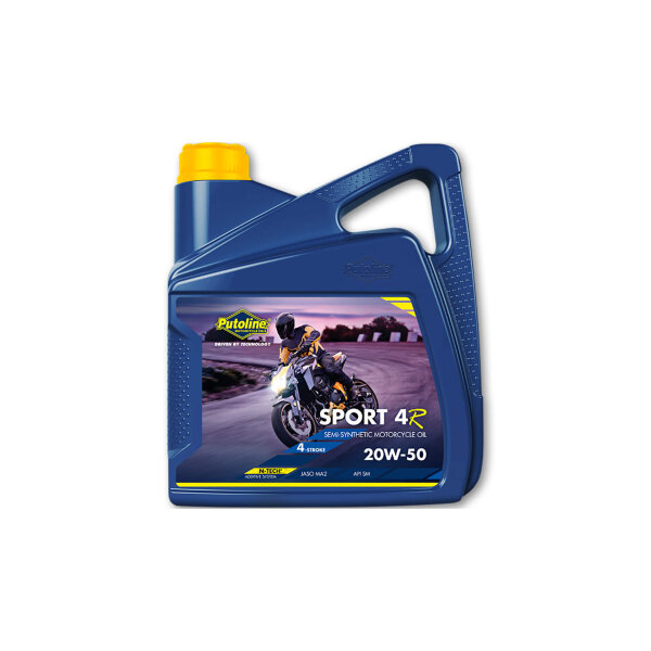 Putoline Sport 4R 20W-50, 4-Takt-Motoröl, halbsynthetisch, 4 Liter