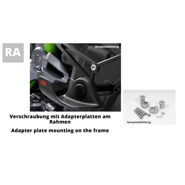 LSL Ersatzteil für Crash-Pad Kit 550K144.1, KAWASAKI Z800 ABS 13 -