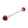 LSL Axle Balls Classic, DUCATI Streetfighter, signal red, front axle