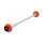 LSL Axle Balls Classic, DUCATI Scrambler, orange, front axle