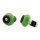 LSL Axle Balls Classic, Speed Triple, green, front axle