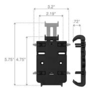 RAM Mounts Universal Lenkerhalterung (kurz) elektronische Kleingeräte - mit Rohrschelle