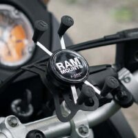 RAM Mounts Handlebar holder with X-Grip Universal clip for Smartphones - Clamp