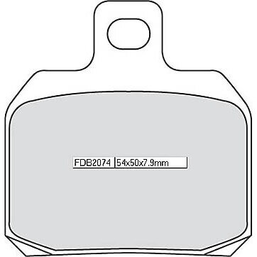 FERODO Bremsbelag FDB 2074 Platinum