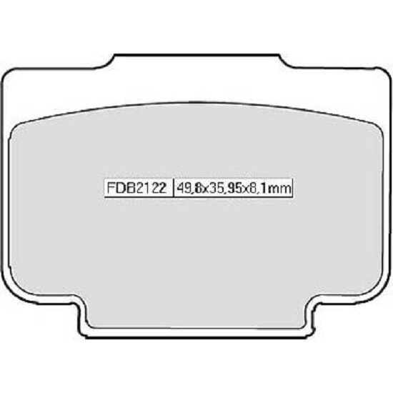 FERODO Bremsbelag FDB 2122 Platinum