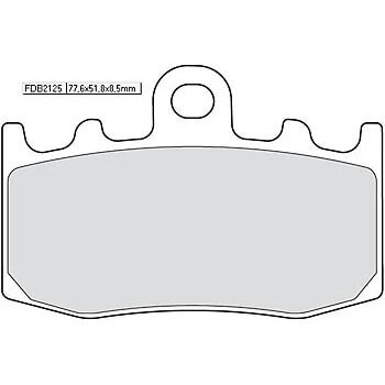 FERODO Brake lining FDB 2125 Platinum