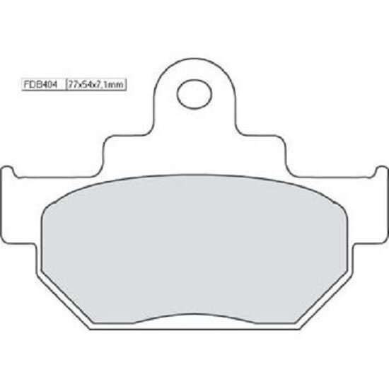 FERODO Brake lining FDB 404 Platinum