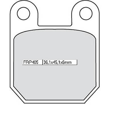 FERODO Brake pad FRP 405 Platinum