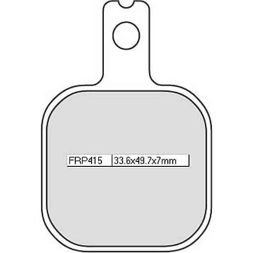 FERODO Brake pad FRP 415 Platinum