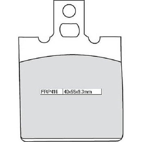 FERODO Brake pad FRP 416 Platinum