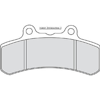 FERODO Brake lining FDB 847 Platinum