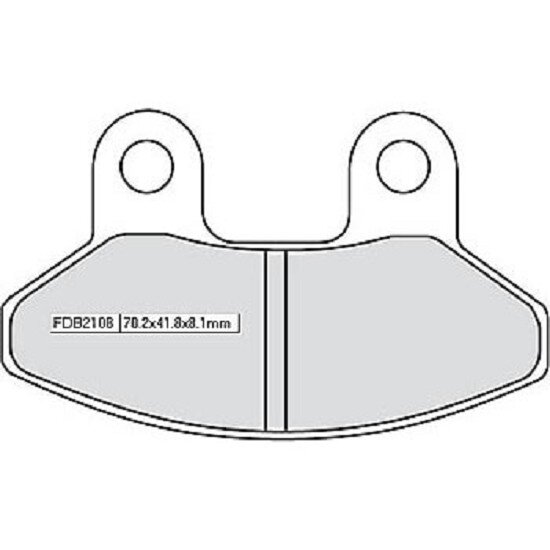 FERODO Bremsbelag FDB 2108 EF