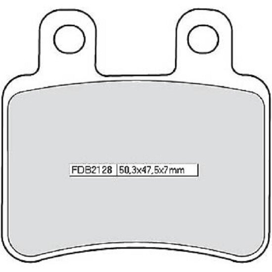 FERODO Brake lining FDB 2128 EF