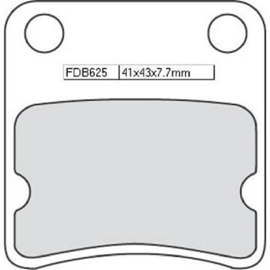 FERODO Bremsbelag FDB 625 EF