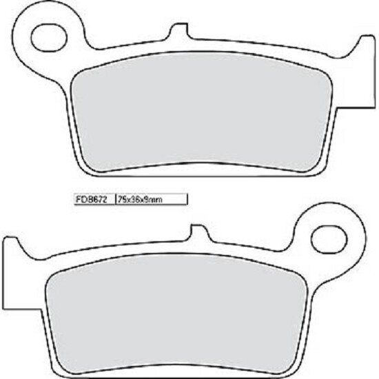 FERODO Bremsbelag FDB 672 AG