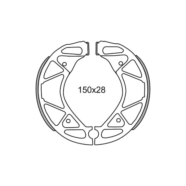 FERODO Bremsbacken FSB 967