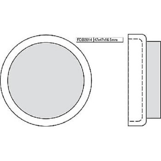 FERODO Sintered lining FDB 2014 SG