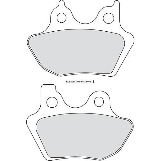 FERODO Sintered lining FDB 2097 ST