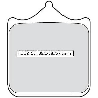 FERODO Sinterbelag FDB 2120 ST (4 Beläge/Satz)