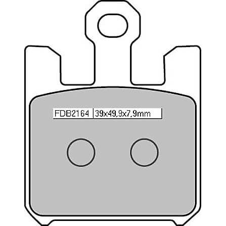 FERODO Sintered lining FDB 2164 ST 4 linings/set