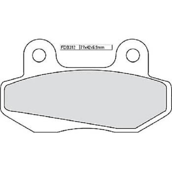 FERODO Sintered brake pad FDB 312 ST