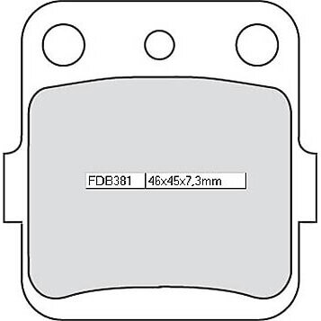 FERODO Sintered lining FDB 381 SG