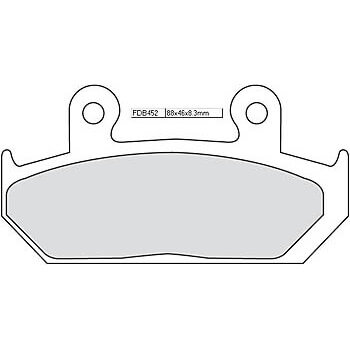 FERODO Sintered lining FDB 452 ST