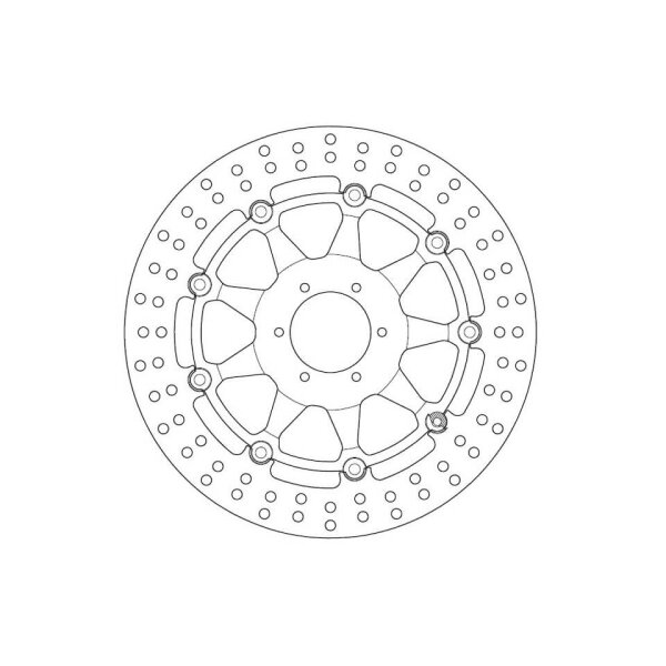 FERODO Brake disc FMD0128 RX