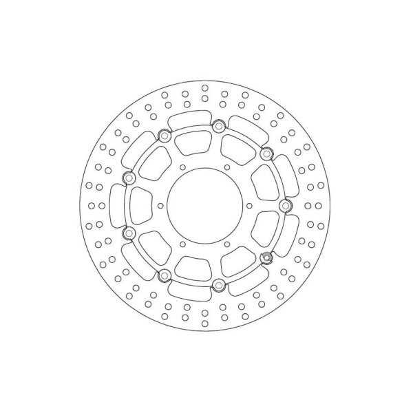 FERODO Brake disc FMD0140 RX