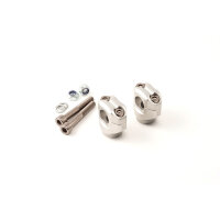 LSL Clamp blocks XJR 1200/1300, silver