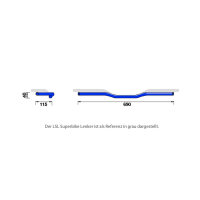 LSL Speed Bar LS1/22,0mm chrome 22,0 mm handlebars