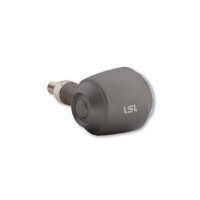 LSL Instrumentenplatte Motoscope Tiny Tacho, schwarz eloxiert