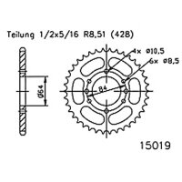 ESJOT Sprocket, 49 teeth