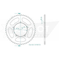 ESJOT Sprocket, 52 teeth