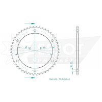 ESJOT Sprocket, 48 teeth