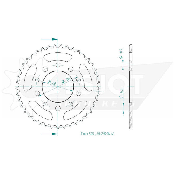 ESJOT Sprocket, 41 teeth