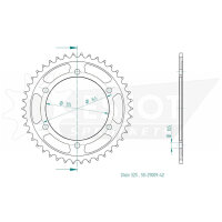 ESJOT Kettenrad, 42 Zähne