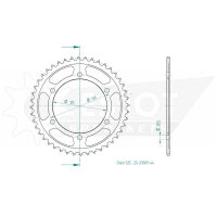 ESJOT Kettenrad, 44 Zähne