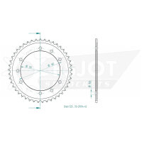 ESJOT Kettenrad, 45 Zähne