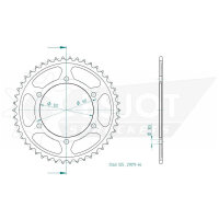 ESJOT Sprocket, 46 teeth